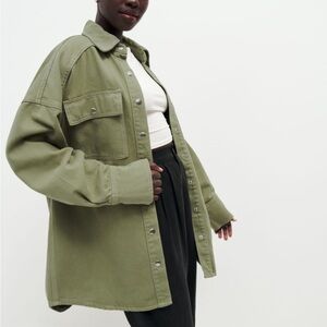 Reformation Ace Oversized Shirt Jacket